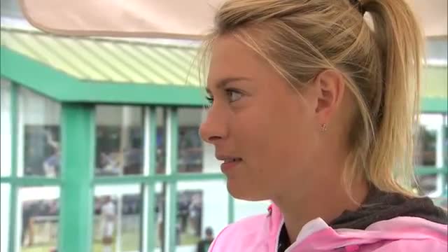 Watch Maria Sharapova is quizzed on her Wimbledon knowledge Video