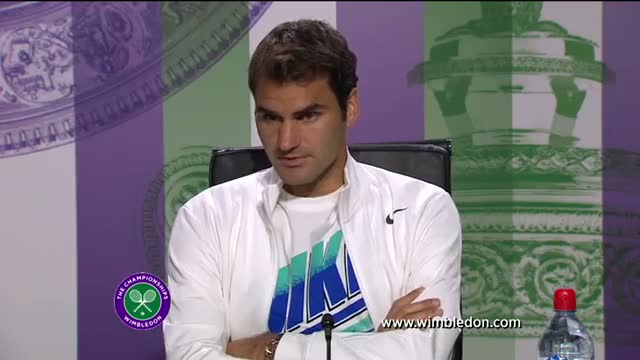 Watch Roger Federer first round Wimbledon press conference Video
