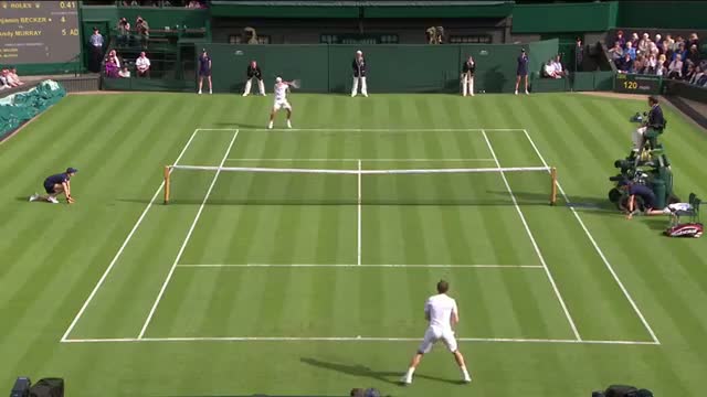 Watch Andy Murray v Benjamin Becker Highlights - Wimbledon 2013 - Day 1 Video