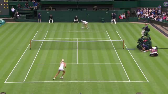 Watch Maria Sharapova v Kristina Mladenovic Highlights - Wimbledon 2013 - Day 1 Video