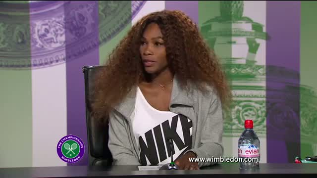 Watch Serena Williams first round Wimbledon Press Conference Video