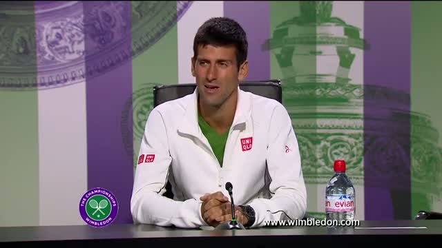 Watch Novak Djokovic first round Wimbledon press conference Video