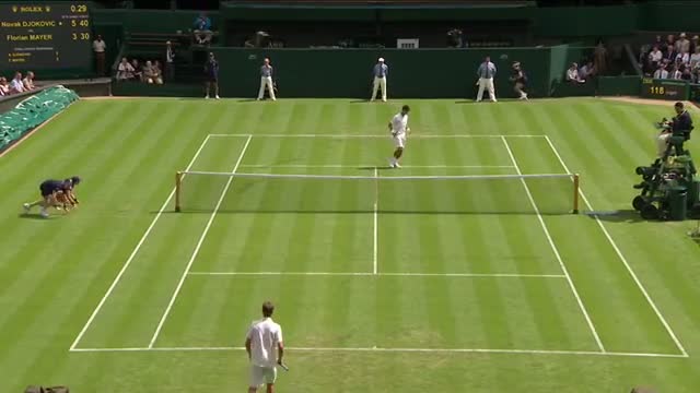 Watch Novak Djokovic v Florian Mayer - Wimbledon 2013 Day 2 Highlights Video
