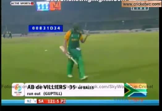 Watch Fight Between Francois du Plessis & 5 New Zealand Players WC QF2011 Video