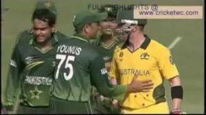 Watch Fight Between Umar Akmal & Brad Haddin 19/03/2011 Video
