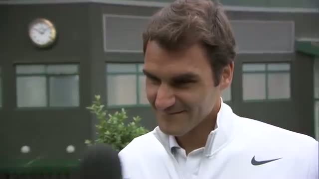 Watch Roger Federer is quizzed on his career knowledge Video
