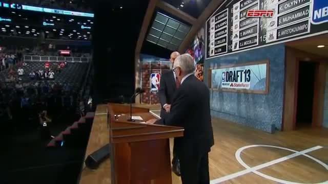 Watch NBA: David Stern's last draft pick announcement of his career! Video