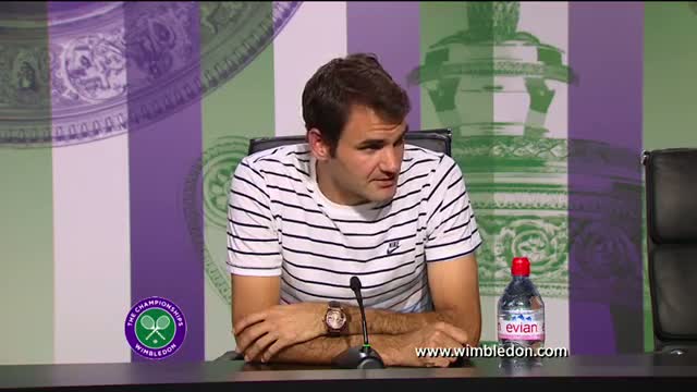Watch Roger Federer second round Wimbledon 2013 press conference Video
