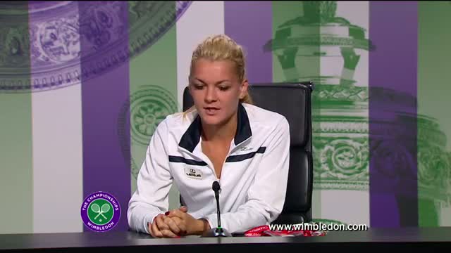 Watch Agnieszka Radwanska second round Wimbledon 2013 press conference Video