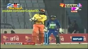 Watch Chris Gayle 114 runs of 51 balls{12xSixes} - BPL 2013 - Match 15 - Feb 2013 Video