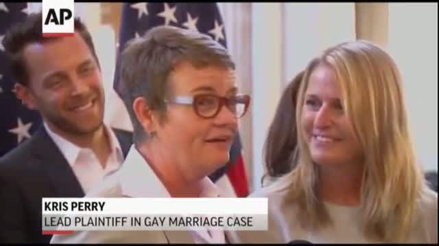 Watch Plaintiffs in Gay Marriage Case Wed in Calif. Video