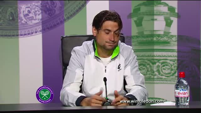 Watch David Ferrer second round Wimbledon 2013 press conference Video