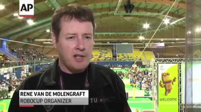 Watch Robot Soccer in the Netherlands Video