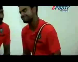 Watch VIRAT KOHLI MAKES FUN OF DHONI !! Video