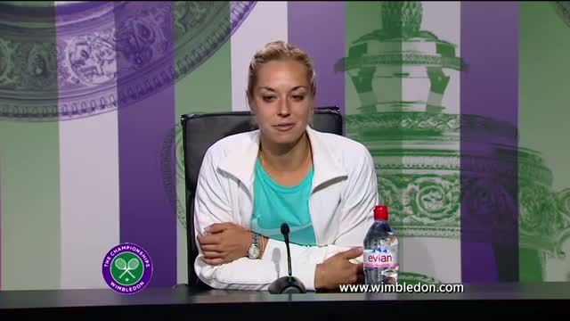 Watch Sabine Lisicki fourth round Wimbledon 2013 press conference Video