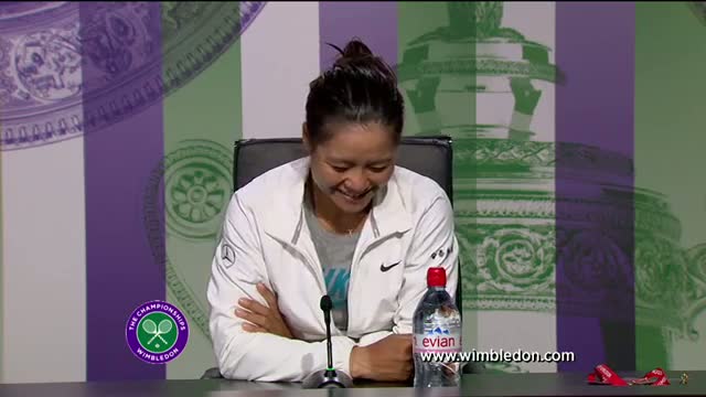 Watch Li Na discusses quarter-final defeat at Wimbledon 2013 Video