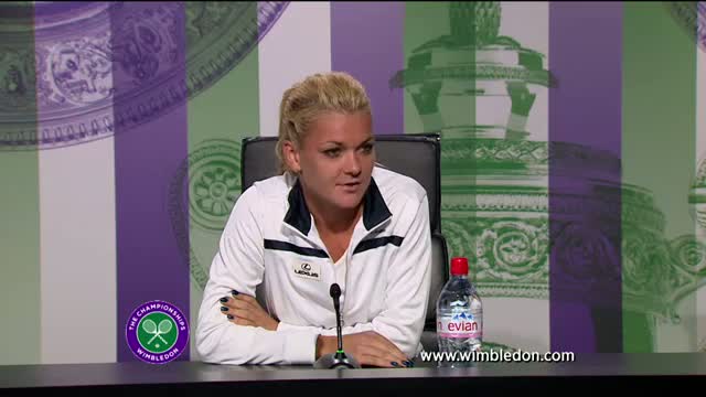 Watch Agnieszka Radwanska on her quarter-final win at Wimbledon 2013 Video