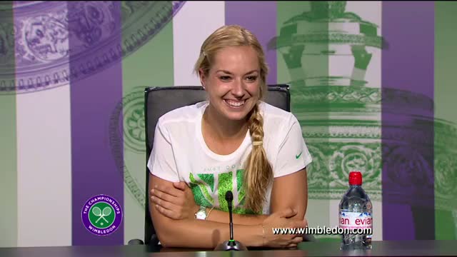 Watch Sabine Lisicki reacts to quarter-final victory at Wimbledon 2013 Video