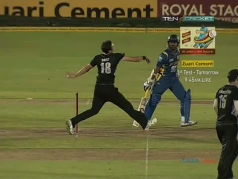 Watch Interesting Cricket - Two wrongs make a right - Sangakkara out twice in two balls Video