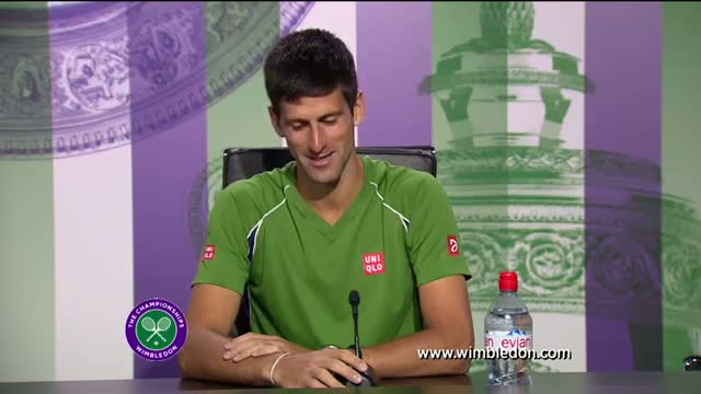 Watch Novak Djokovic on semi-final win at Wimbledon 2013 Video