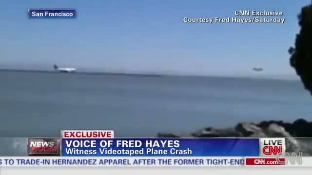 Watch Fred Hayes Video Asiana Airlines Flight 214 Boeing 777 Plane Crash At SFO Video