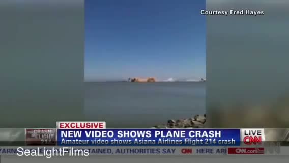 Watch Exclusive Plane Crash San Francisco New Video Shows Moment Of The Impact Video