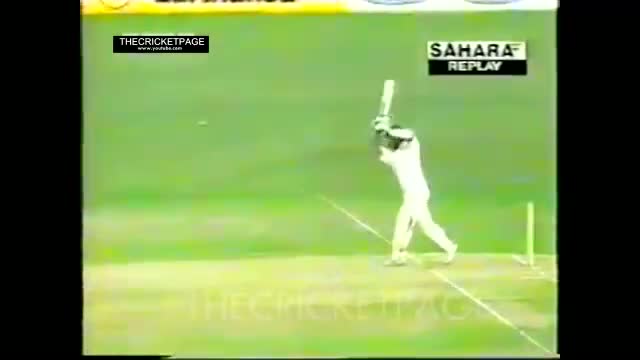 Watch 6 4 4 4 Sachin Tendulkar *ASSAULTS* Waqar Younis at Toronto 1996 Video