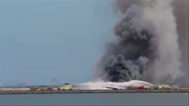Watch Asiana Crash Scene Moments After Impact Video