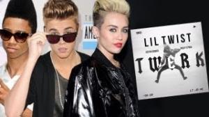 Watch Justin Bieber & Miley Cyrus Collaborate with Lil Twist on "Twerk" Video