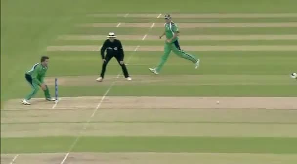 Watch Interesting Run Out Video