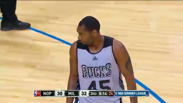 Watch NBA: Chris Daniels Throws Down the BIG Facial Dunk! Video