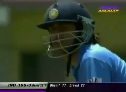Watch MS Dhoni's First ton - 148 off 123 balls- India VS Pakistan Video