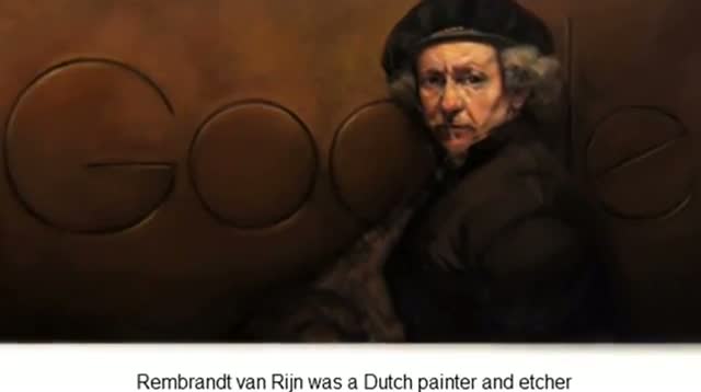 Watch Rembrandt van Rijn - Google Doodle - Rembrandt van Rijn's 407th Birthday Video
