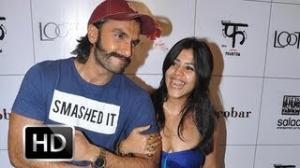 Watch Ranveer Singh & Ekta Kapoor's Cosy Moment Captured On Cam (Must Watch) Video