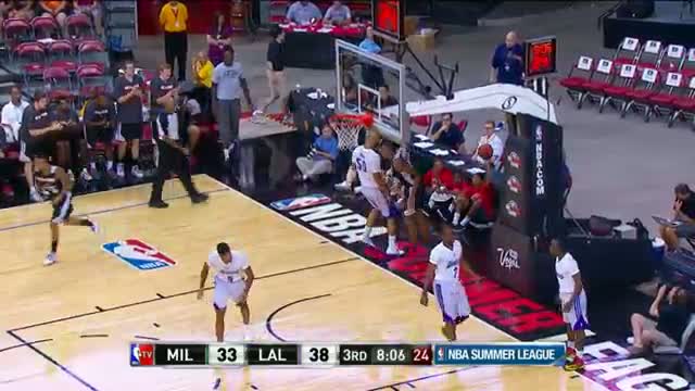 Watch NBA: Milwaukee Bucks vs Los Angeles Lakers Summer League Recap Video