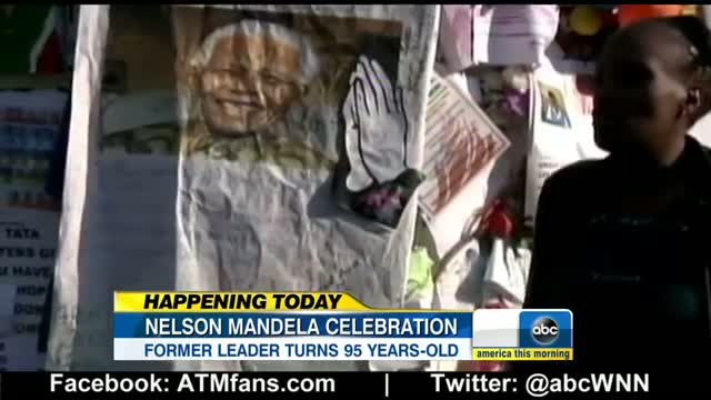 Watch Nelson Mandela Turns 95, Inspires Community Service Video