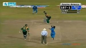 Watch Classic Finish - India v South Africa at Colombo 2002 Champions Trophy Semi Final Video