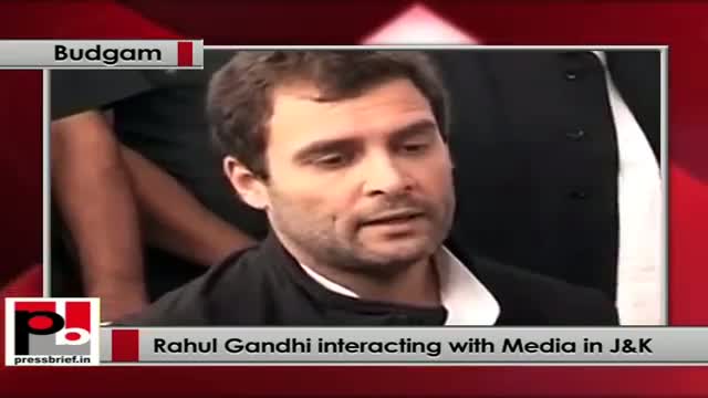 Watch Rahul Gandhi I would like to see Kashmir as one of the fastest progressing states Video
