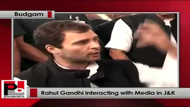 Watch Rahul Gandhi in Jammu & Kashmir comments on India-Pak relationship Video