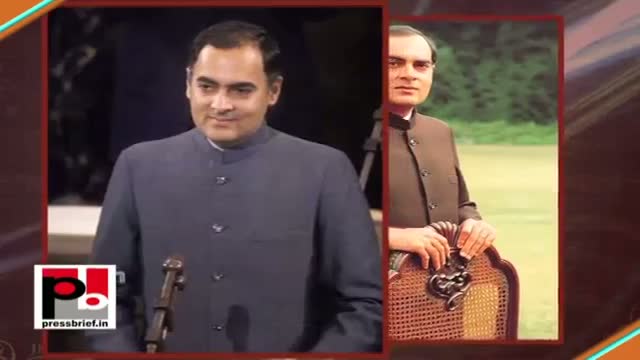 Watch Rahul Gandhi - progressive leader with modern vision like Rajiv Gandhi Video
