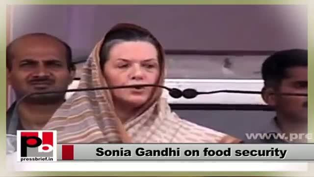 Watch Sonia Gandhi - guiding force behind UPA's food security scheme Video