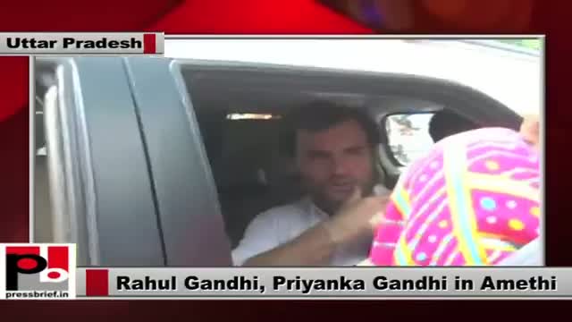 Watch Rahul Gandhi and Priyanka Gandhi visit Amethi with a mission to strengthen Congress Video