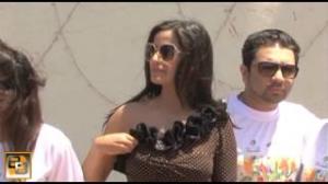 Watch Poonam Pandey STRIPS for Social Service Video