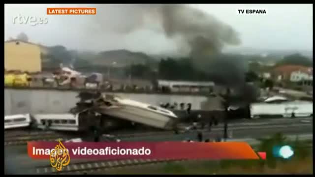 Watch Dozens reported killed in Spanish rail crash Video