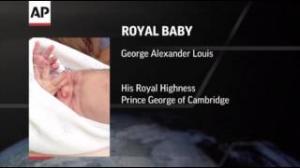 Watch Baby boy born to Prince William and his wife, the former Kate Middleton Video