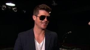 Watch Robin Thicke Talks "Blurred Lines" Controversy Video