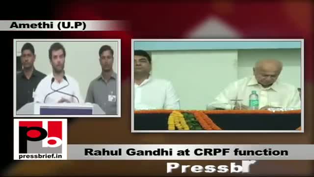 Watch Control anger, urges Rahul Gandhi at CRPF function in Amethi Video