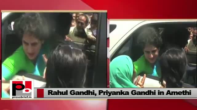 Watch Rahul Gandhi, Priyanka Gandhi at Amethi to strengthen Congress Video