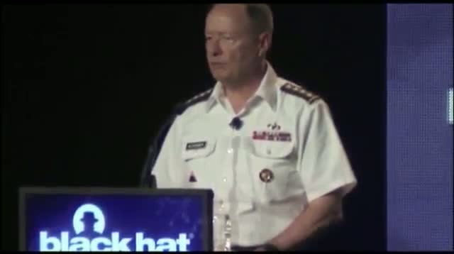 Watch NSA Chief Talks to Skeptical Hackers Conference Video