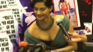 Watch Sonam Kapoor's PLUNGING NECKLINE Video